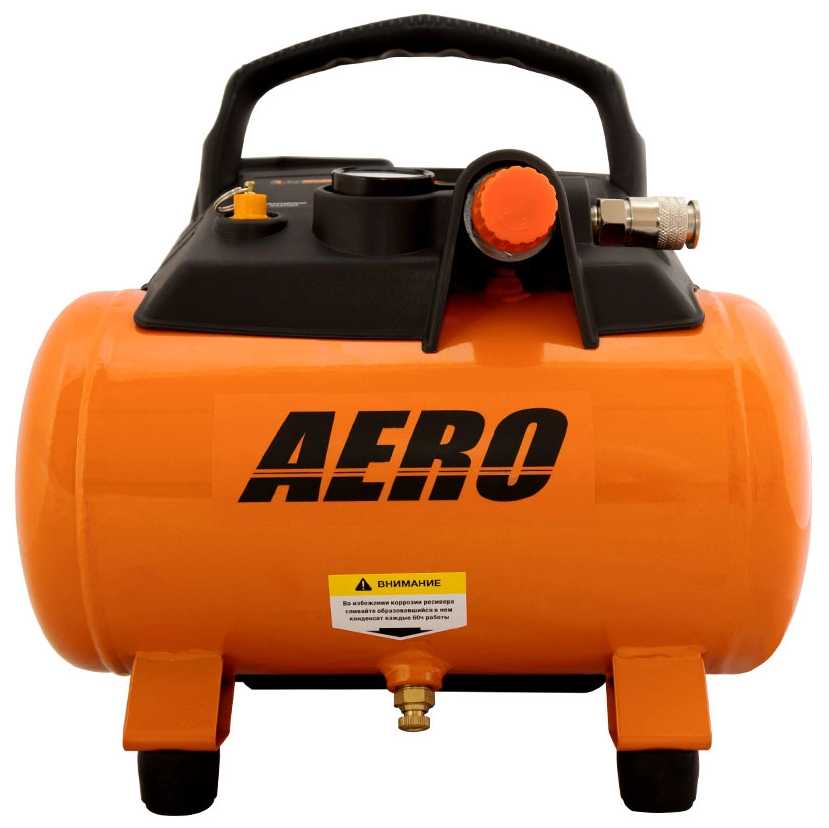 Компрессор безмасляный FoxWeld AERO 7128 186/6, 6 л, 1.2 кВт фотография 2