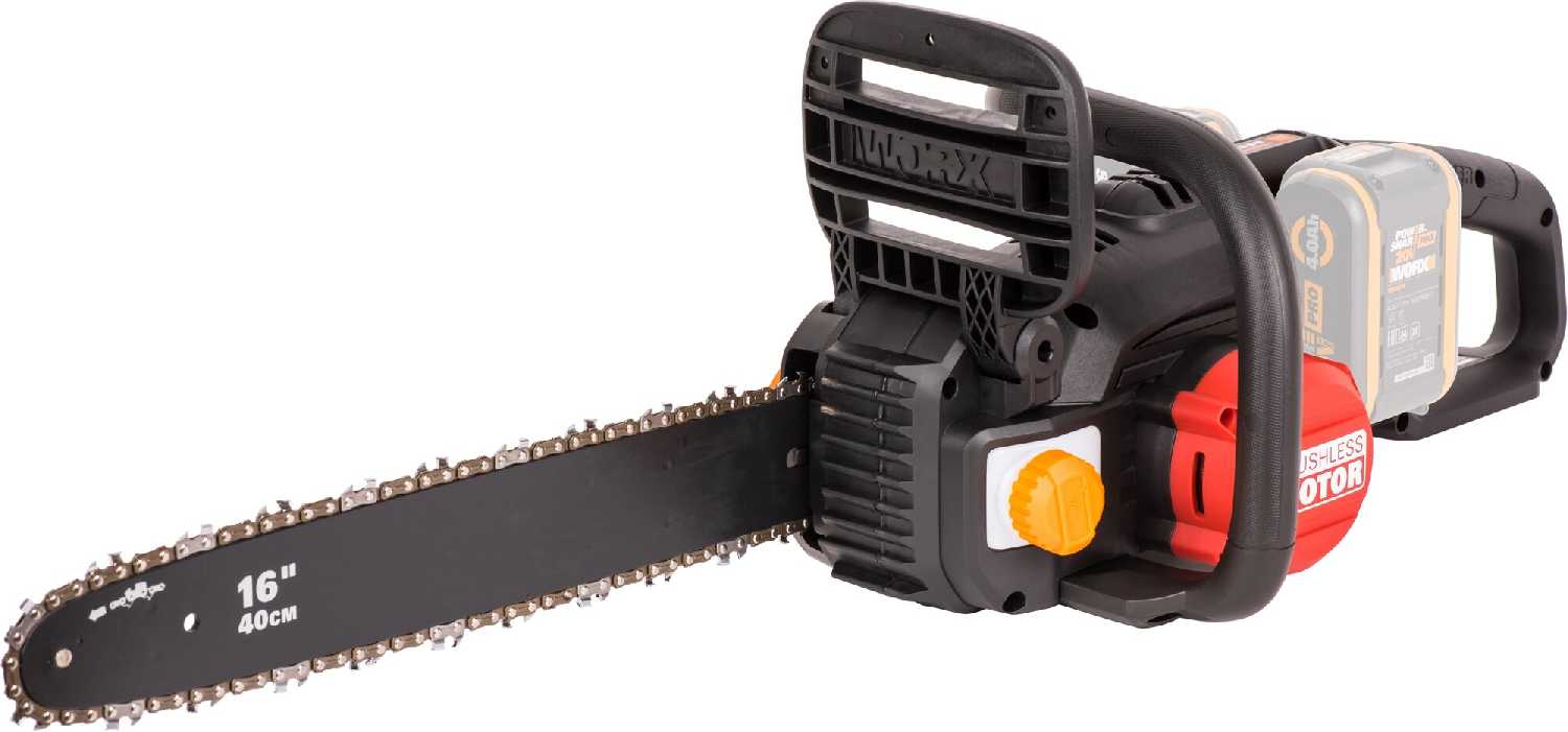 Цепная пила аккумуляторная WORX NITRO фотография 5