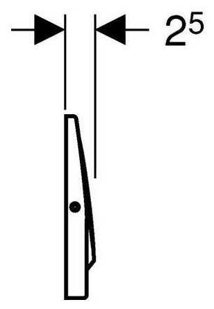 Кнопка смыва Geberit Mambo (115.751.00.1) фотография 2