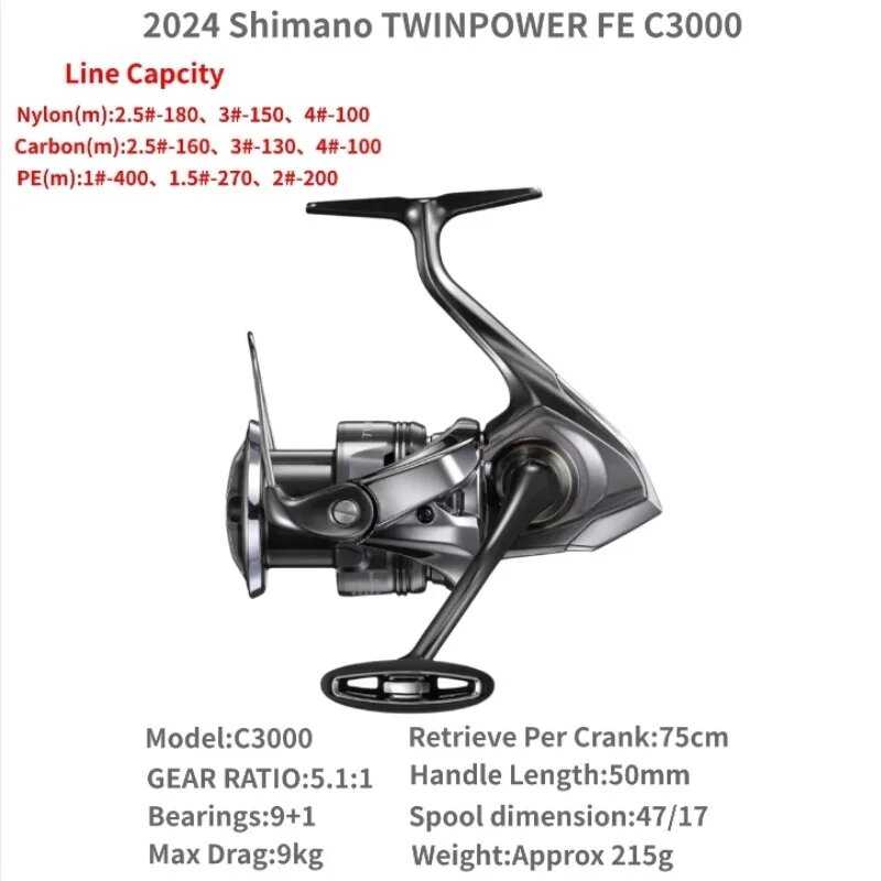 Спиннинговая рыболовная катушка SHIMANO Twin Power (C2500SXG) фотография 28