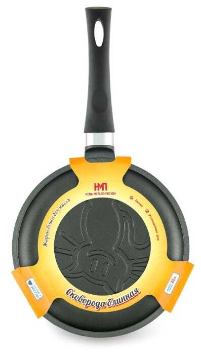 Сковорода блинная НЕВА МЕТАЛЛ ПОСУДА Кот фотография 3