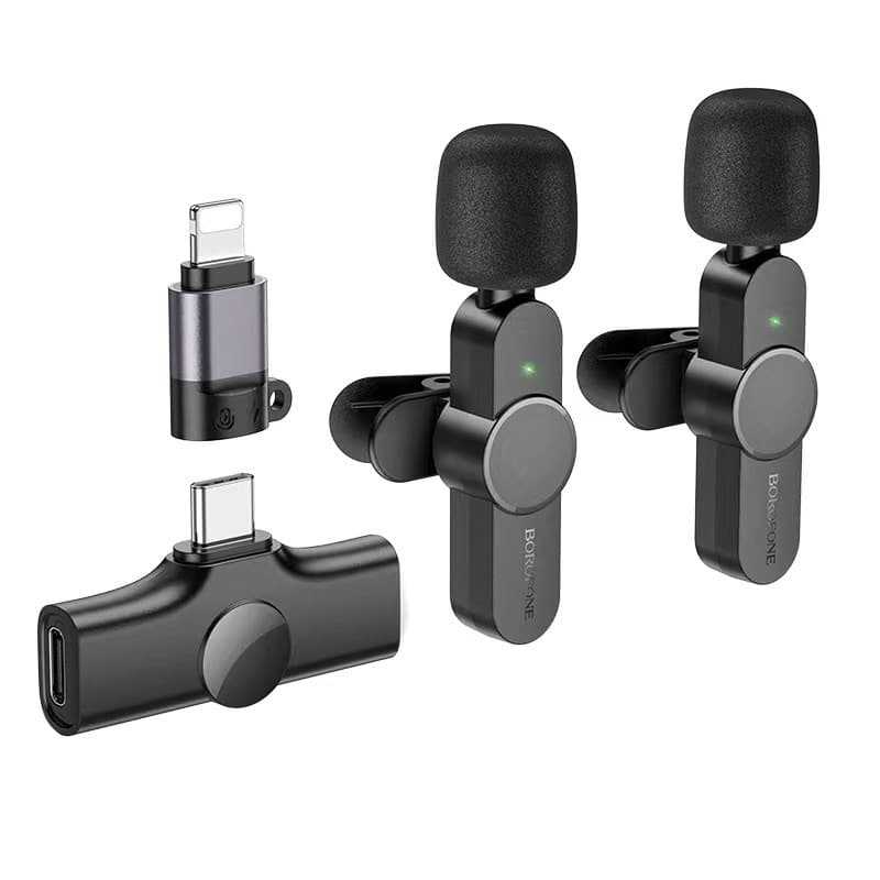 Микрофон петличный беспроводной Borofone BFK12 (Type-C) фотография 14
