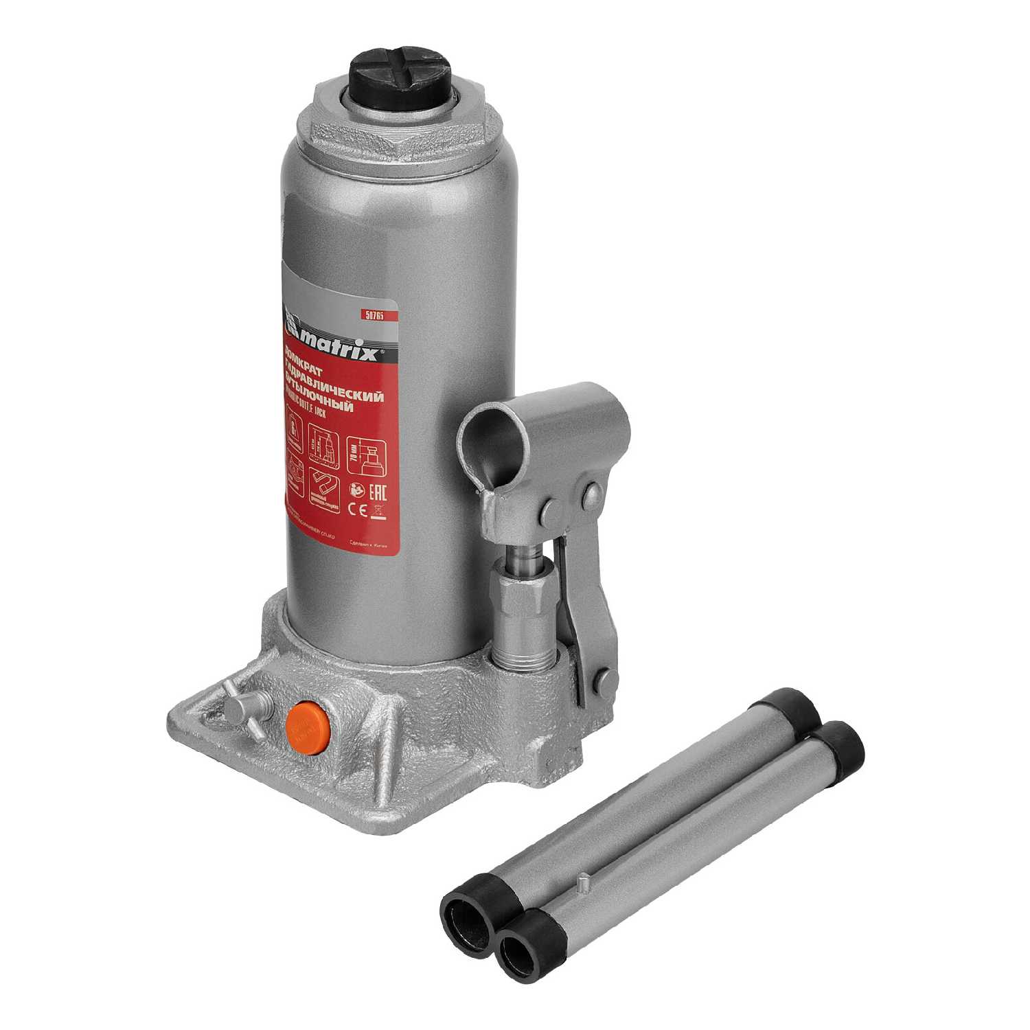 Домкрат бутылочный гидравлический Matrix Домкрат бутылочный гидравлический для мототехники (50765) фотография 11