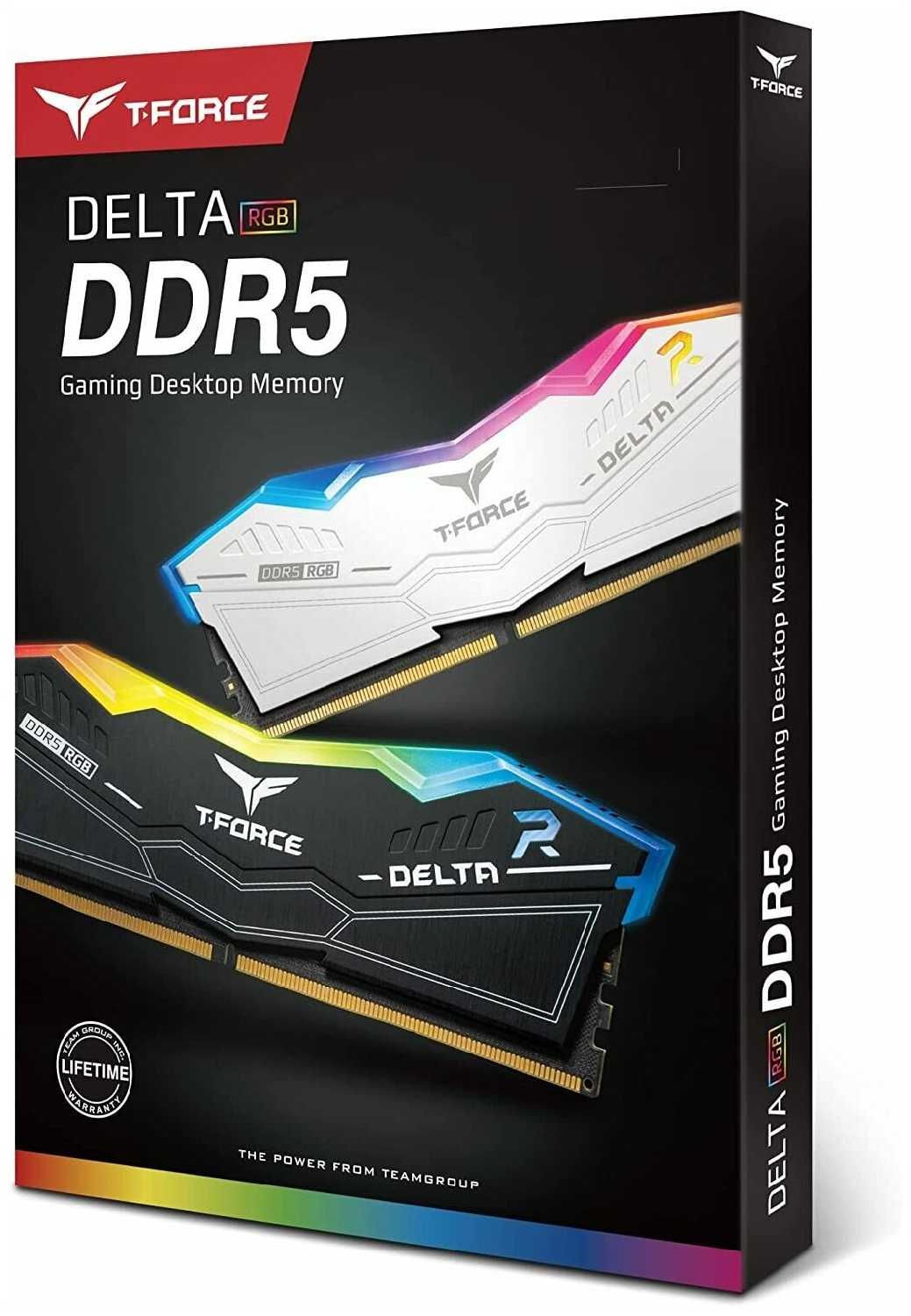 Оперативная память Team Group T-FORCE Delta RGB 32 ГБ (16 ГБ x 2 шт.) DDR5 DIMM CL38 (FF3D532G6000HC38ADC01) фотография 4