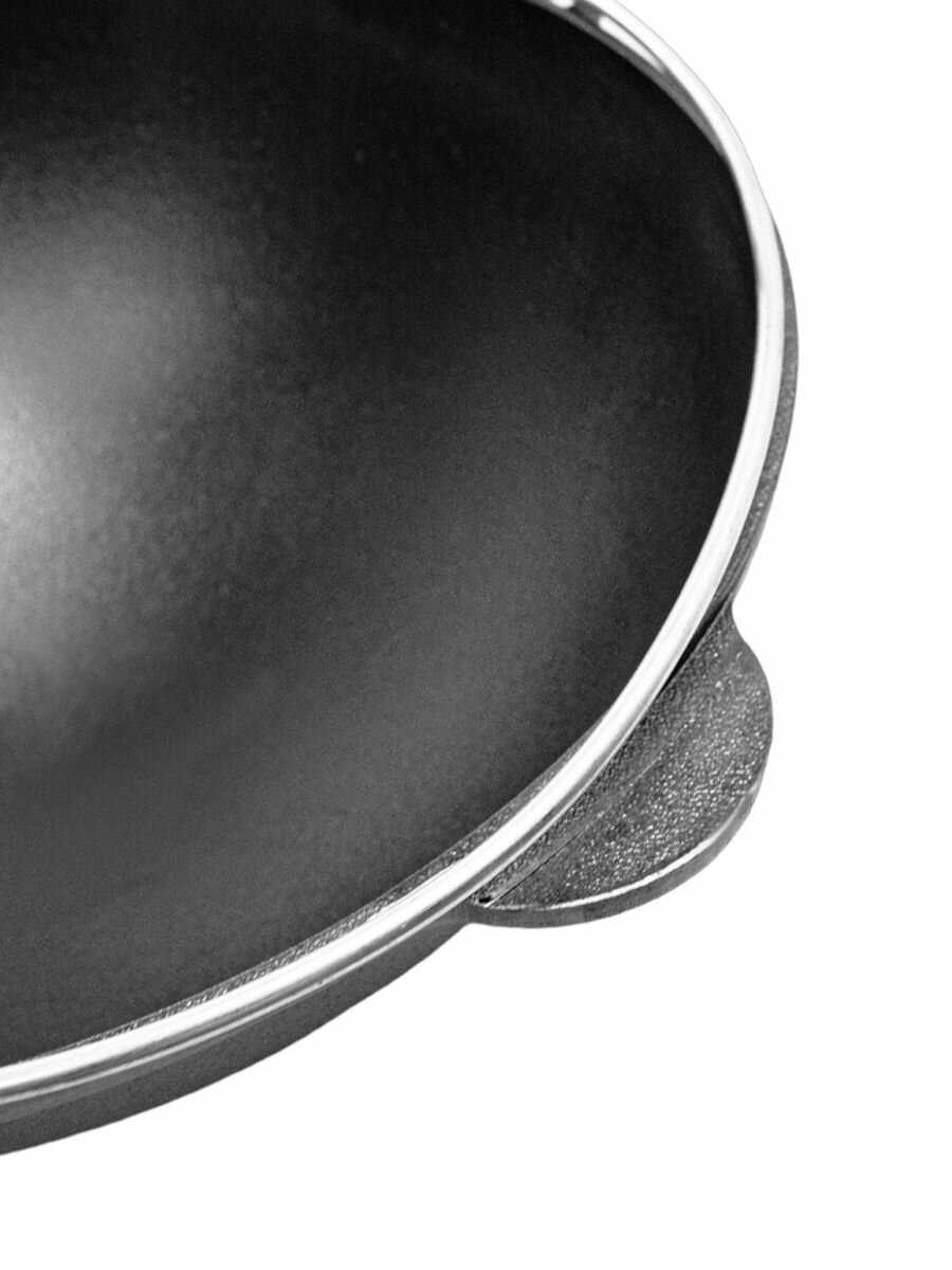 Казан Казан чугунный с крышкой (садж) фотография 13