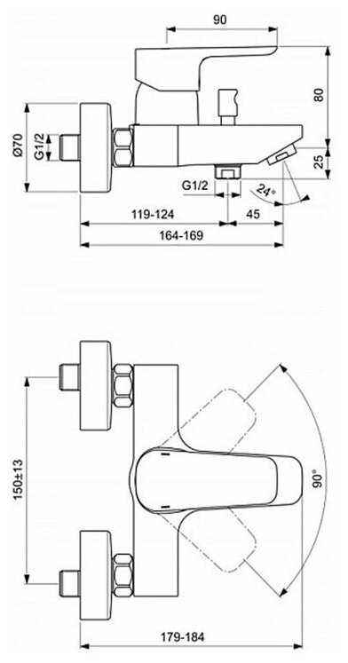 Смеситель Ideal Standard B0718AA фотография 2
