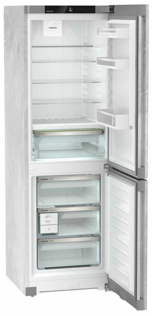 Двухкамерный холодильник Liebherr CBNpcd 5223-20 001 серый фотография 6