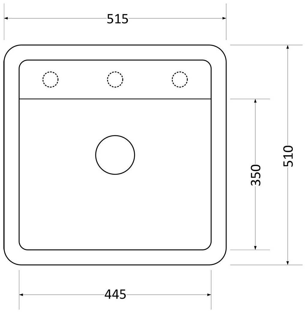 Кухонная Мойка Respecta RC-51 фотография 7