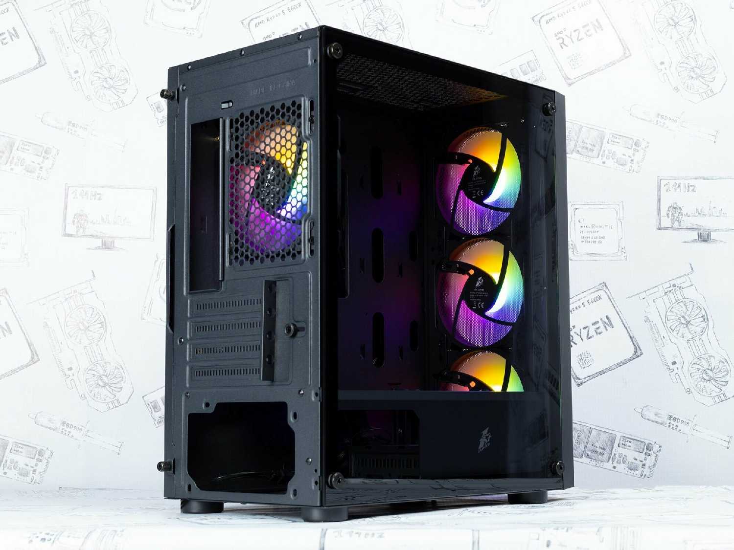 Корпус 1STPLAYER FIREBASE X3-M (X3-M-BK-4F1) фотография 6