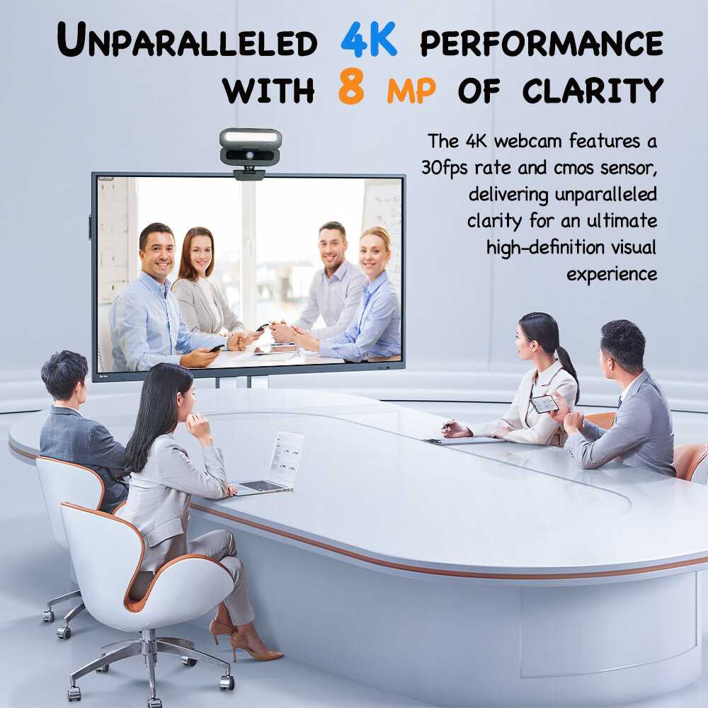 Веб-камера EXHQDR 4K Ultra HD веб-камера (EXHQDR) фотография 3
