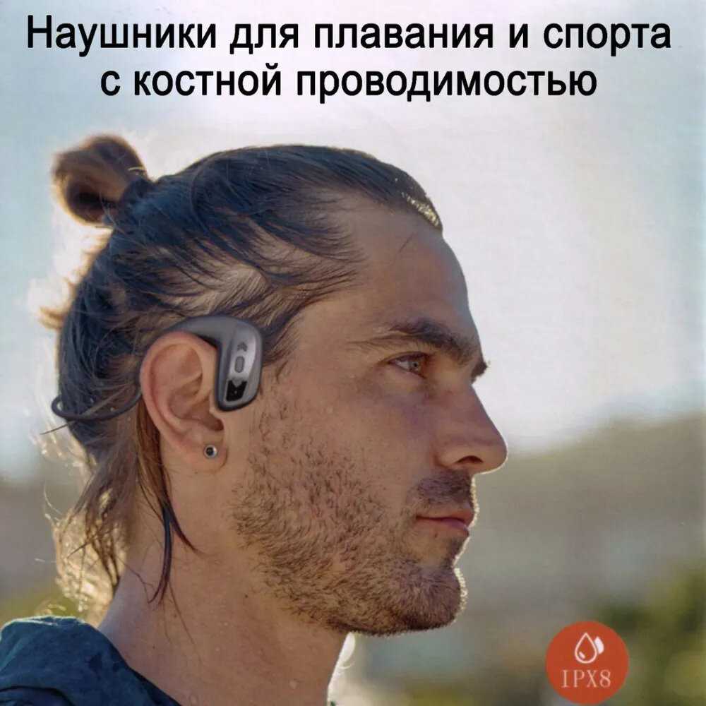Наушники Ipx8 Наушники для плавания с костной проводимостью (Ipx8) фотография 1