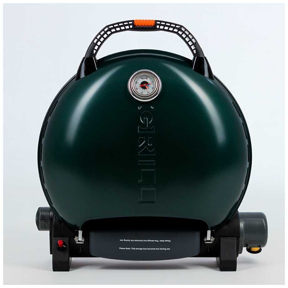 Газовый гриль O-GRILL 700T bicolor black-green + адаптер А