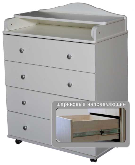 Пеленальный комод Кедр Victoria 804 ЛДСП фотография 1