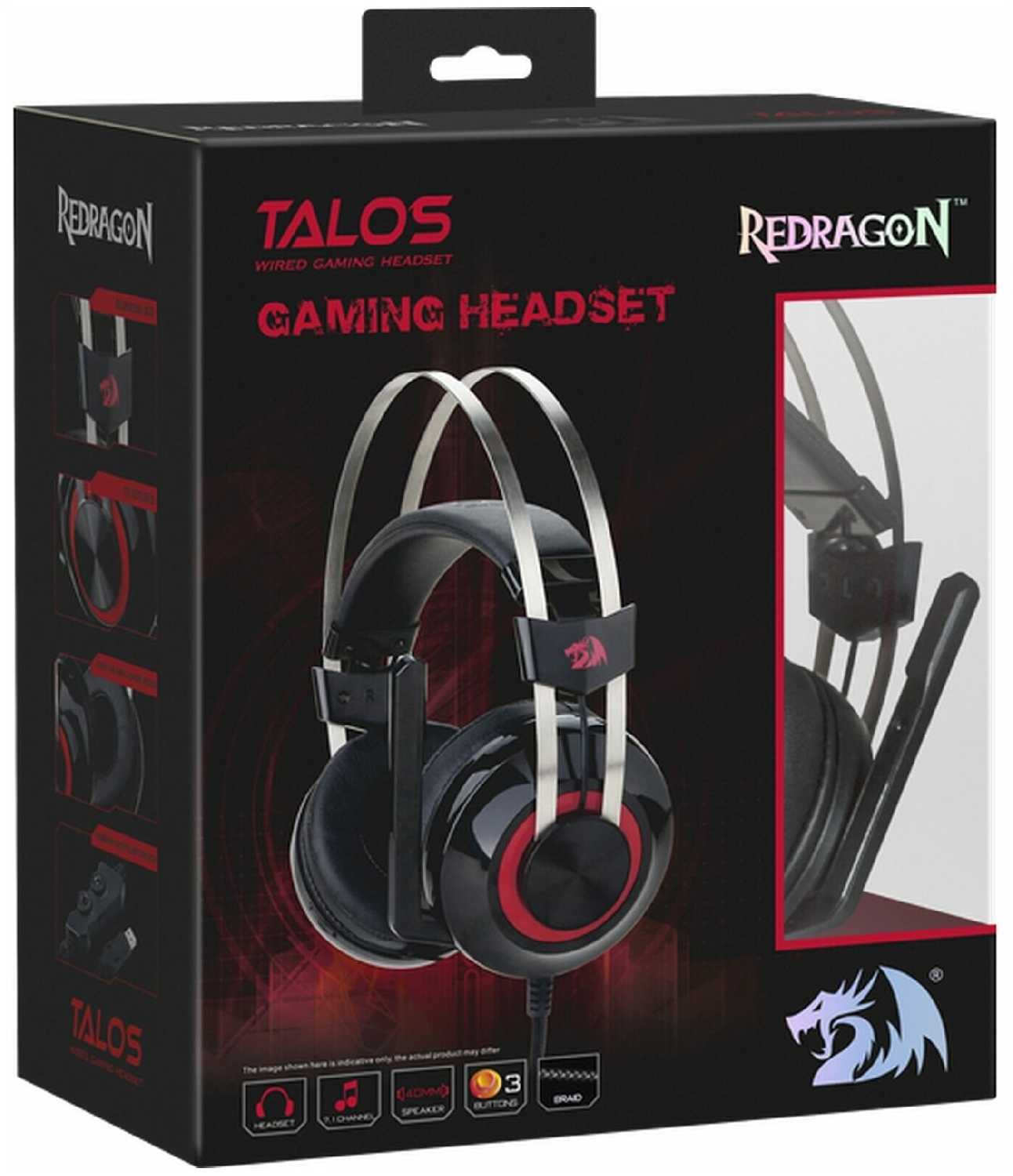 Проводные наушники Redragon Talos фотография 6