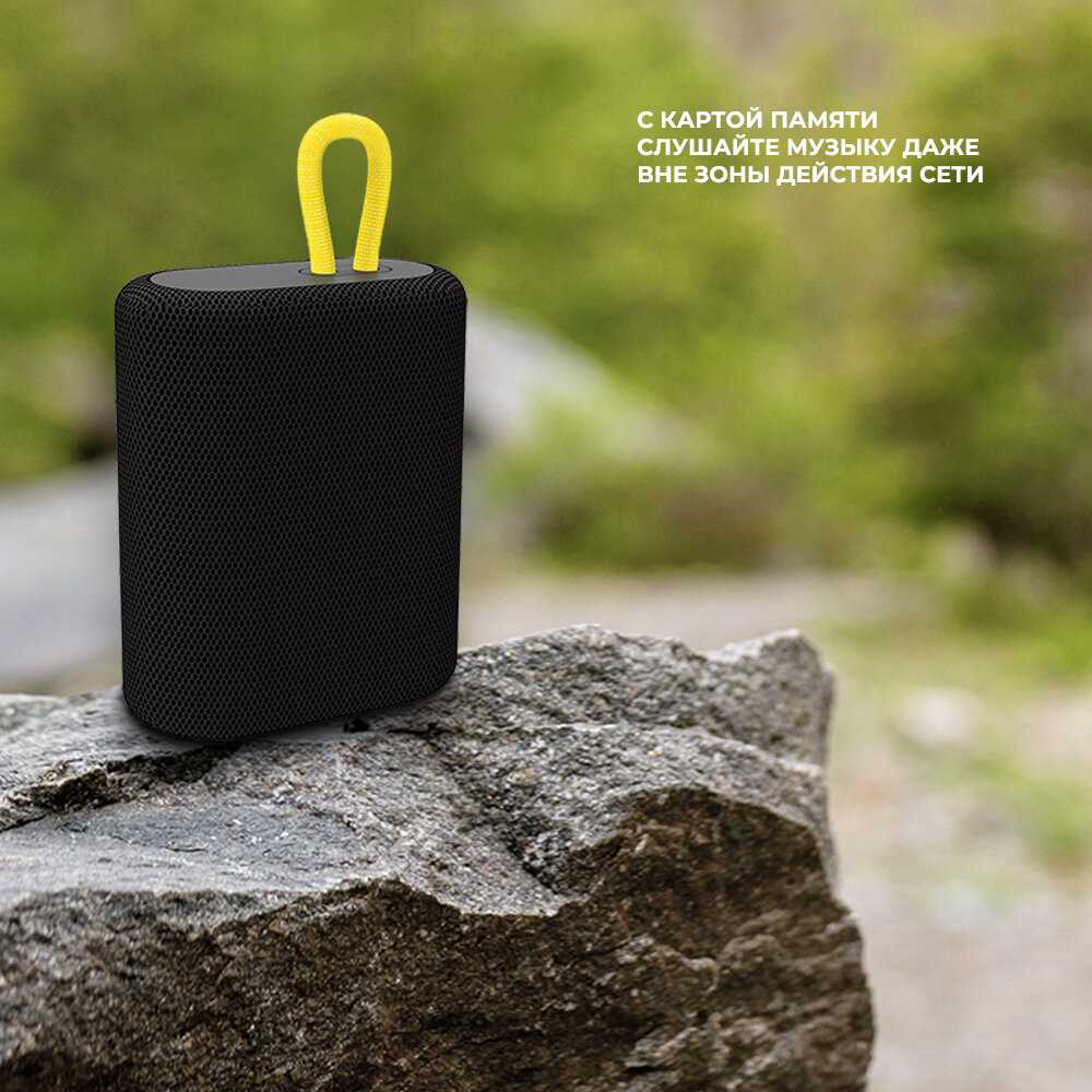 Беспроводная портативная колонка Deppa Speaker Active Mini [2х6Вт BT5.2 1200 мАч] фотография 1