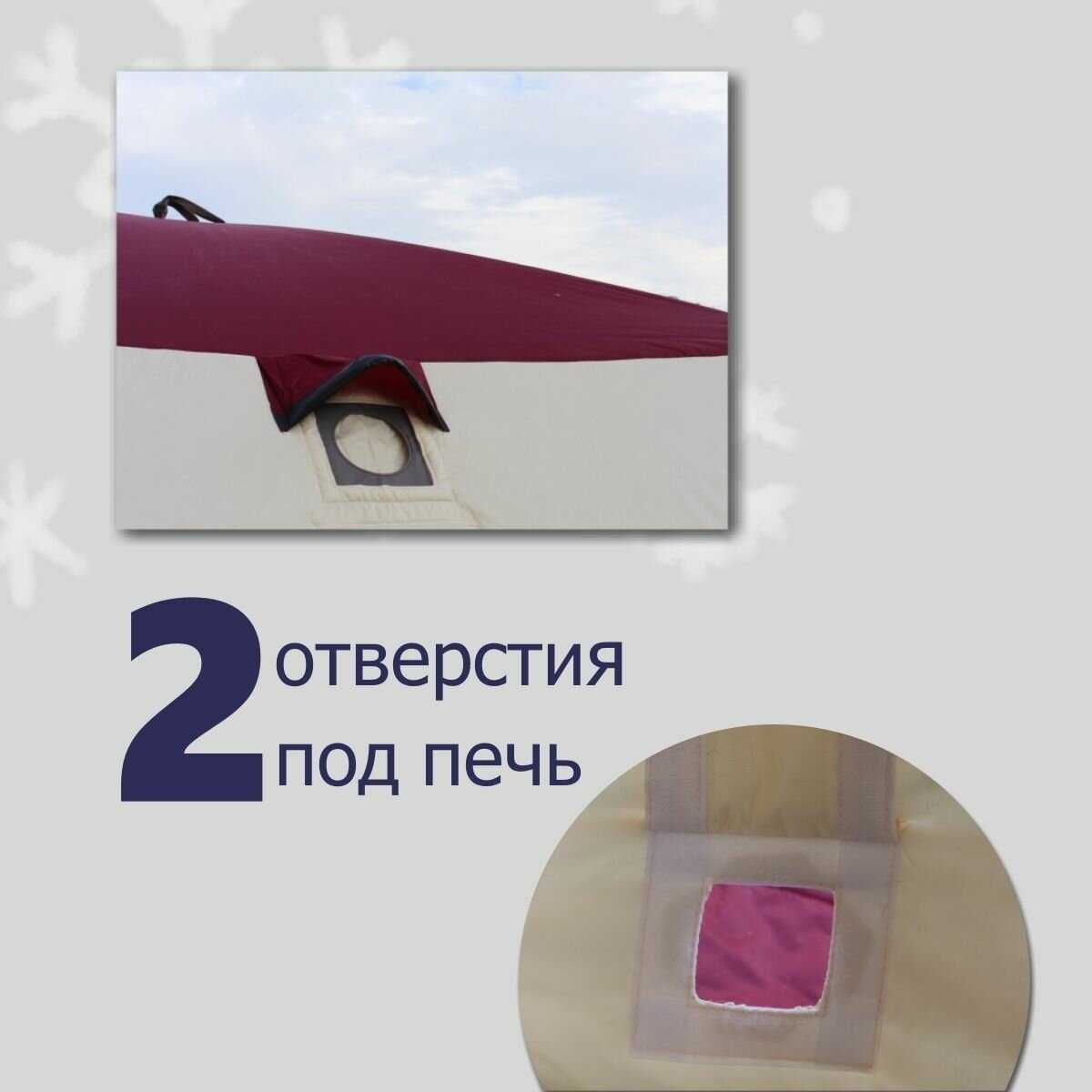 Палатка зимняя для рыбалки Qinglong Куб (4 местная) фотография 4