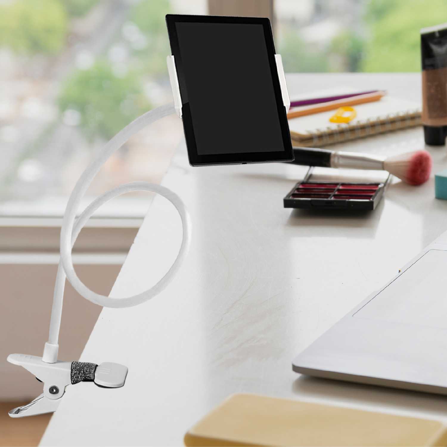 Гибкий держатель-прищепка для планшета (до 25 см) фотография 1