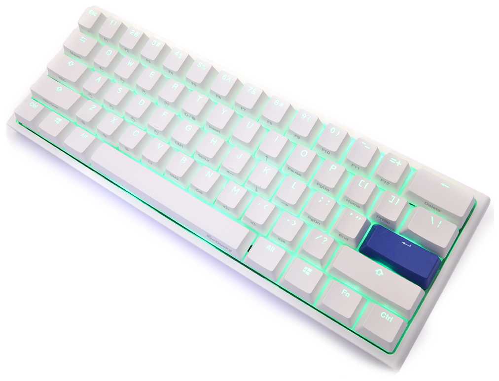 Клавиатура Ducky One 2 Mini RGB PURE WHITE Cherry MX Brown фотография 1