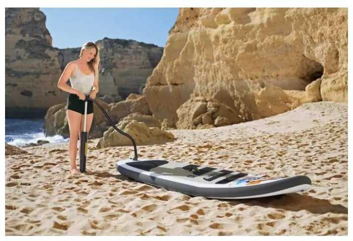 Cап доска SUP board Bestway Hydro-Force White Cap 3,05 м арт. 65342 фотография 18