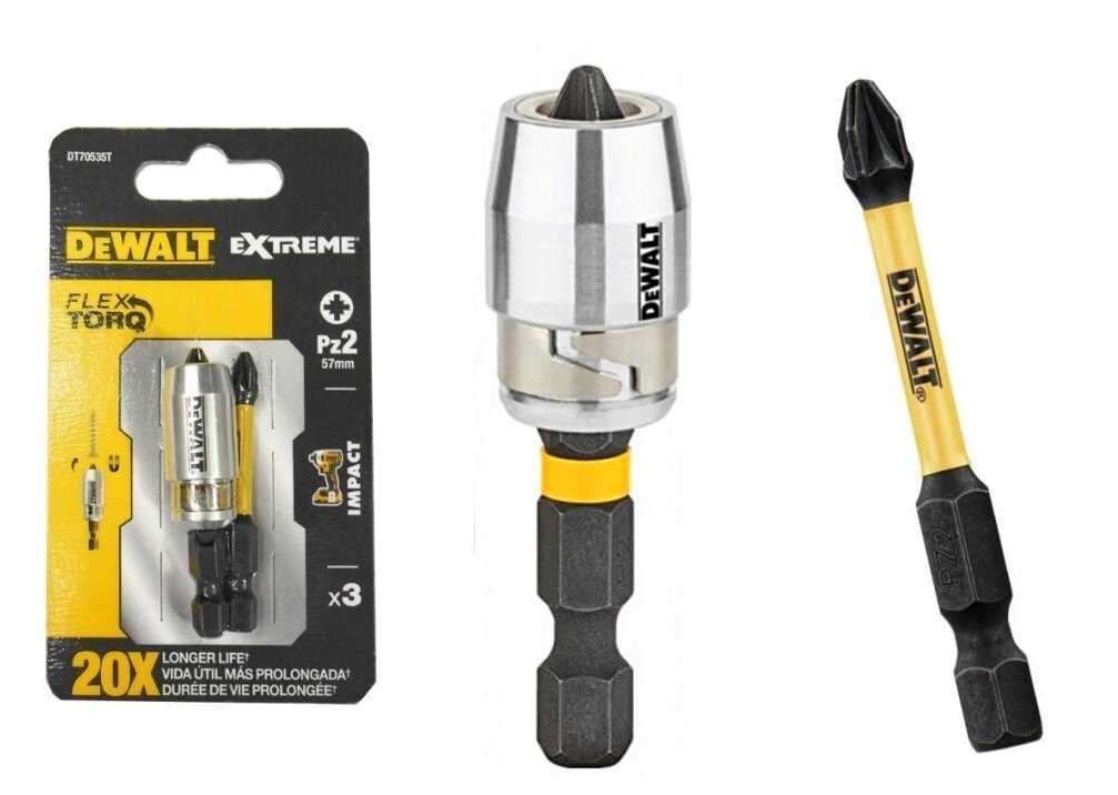 Биты DEWALT PZ2 57 мм (DT70535T)