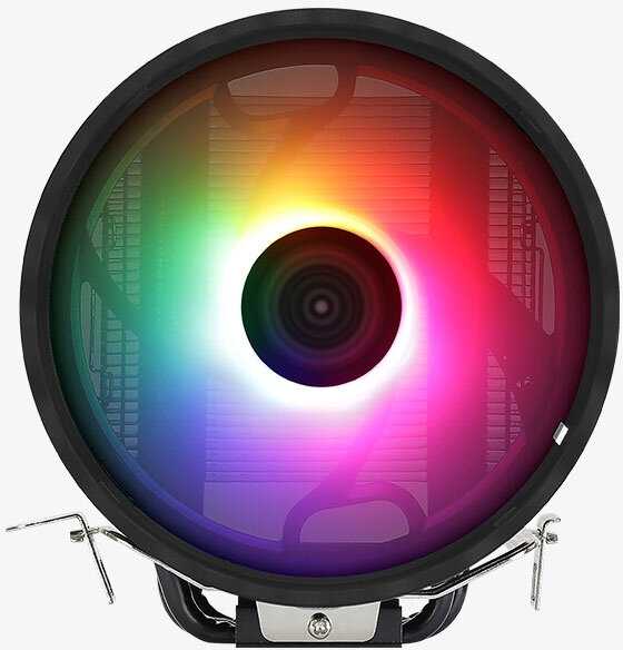 Вентилятор для процессора AeroCool Rave 3 (125W/ARGB/PWM/Soc Intel 115X/775/1200/1700 /AMD/Heat pipe 6mm x3) фотография 13