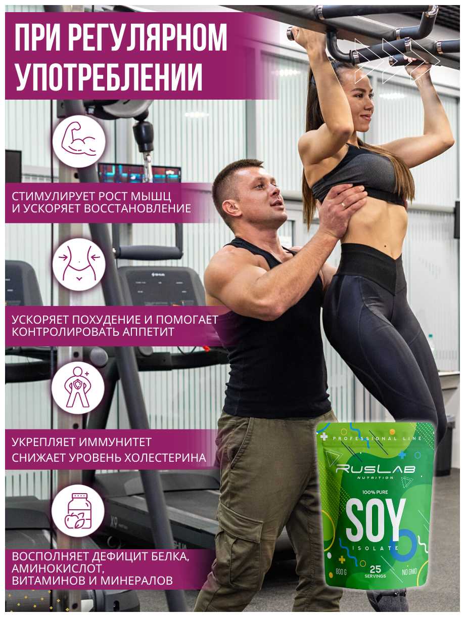 Соевый изолят SOY ISOLATE, протеин для вегетарианцев и веганов (416 гр), вкус шоколад фотография 3