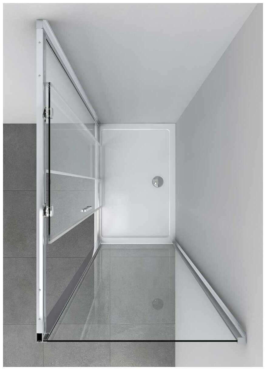 Душевой уголок Vincea Soft VSR-3SO1015CL, 1500*1000, хром, стекло прозрачное фотография 1