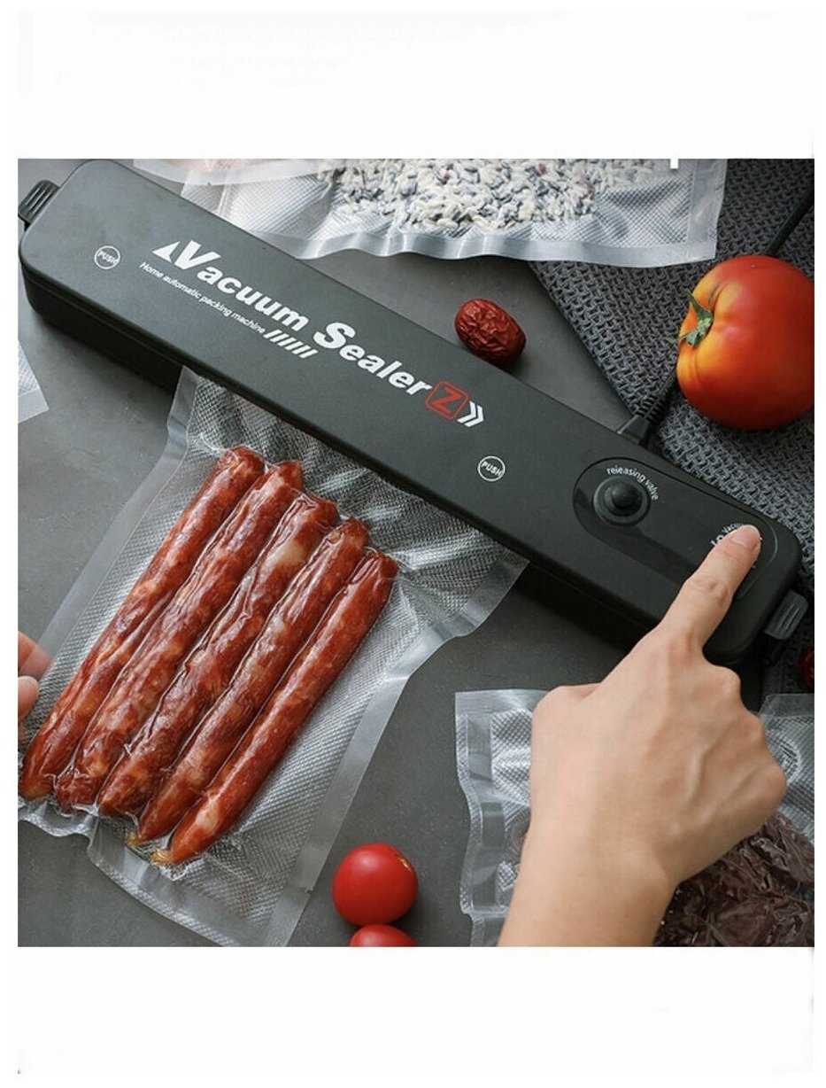 Вакуумный упаковщик Vacuum Sealer Упаковщик для продуктов фотография 4