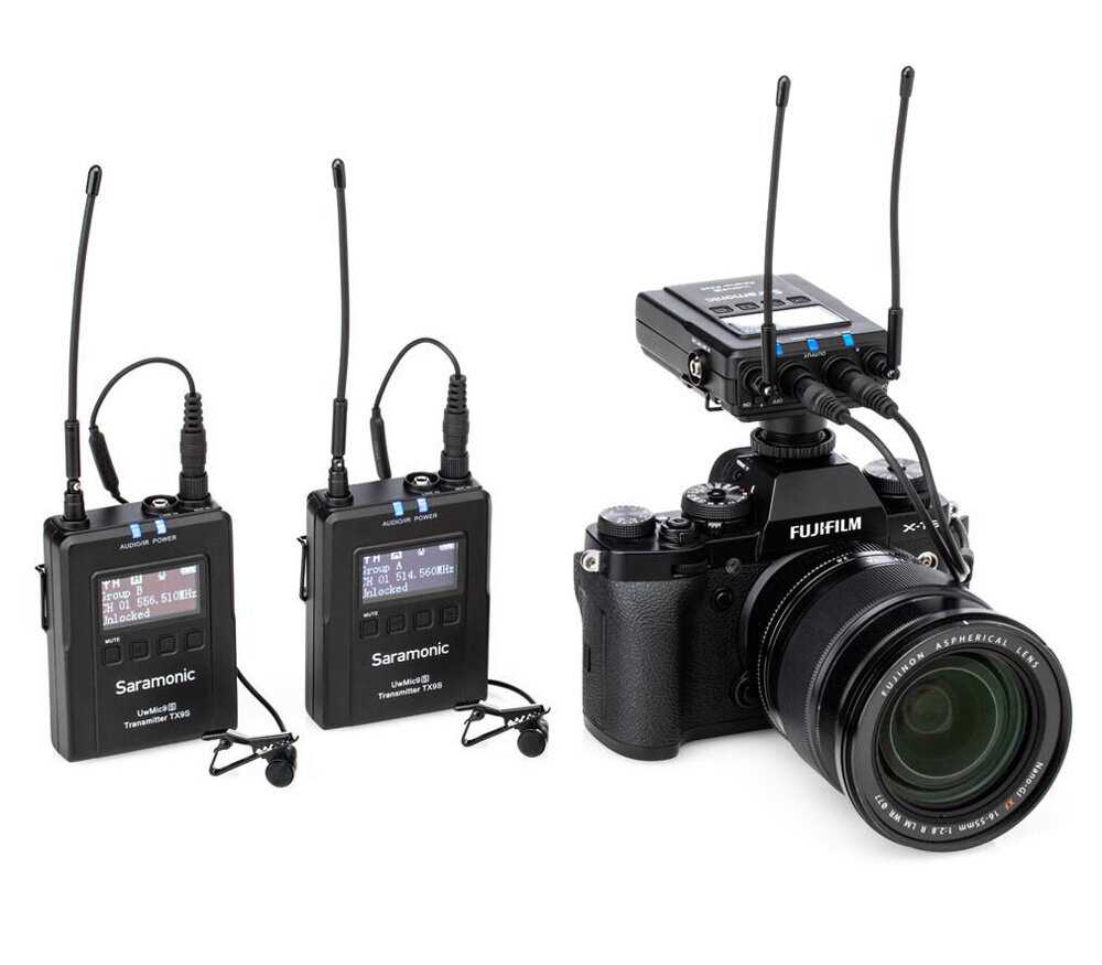 Беспроводная система Saramonic UwMic9s Kit 2 (RX9S+TX9S+TX9S) фотография 5