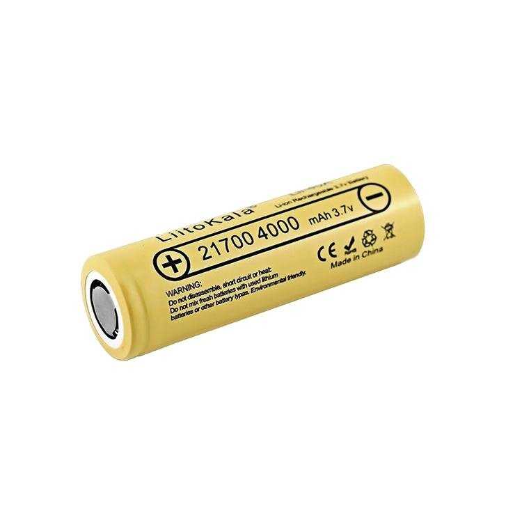 Аккумулятор LiitoKala 21700 Lii-40A (4000mAh) фотография 1