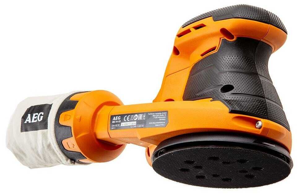 Эксцентриковая шлифмашина AEG BEX 18-125-0 фотография 4