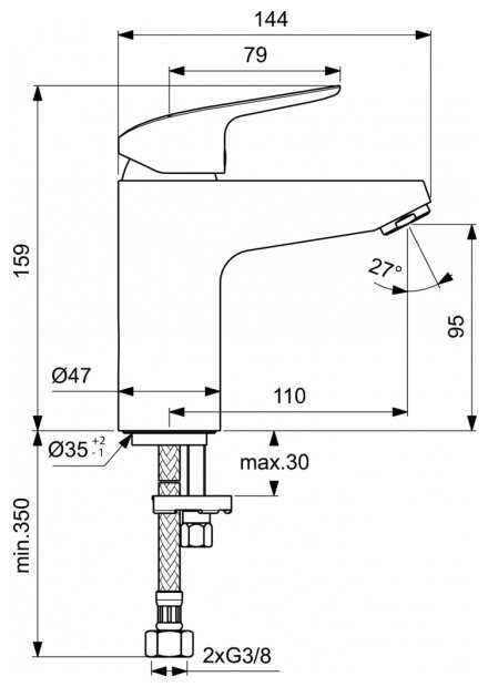Смеситель Ideal Standard B1714AA фотография 5