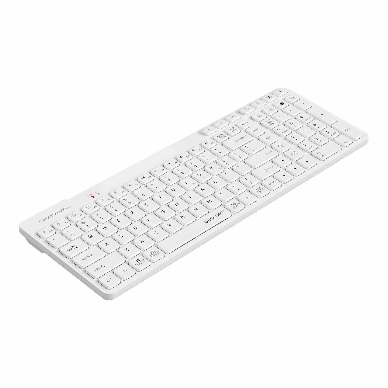Клавиатура A4Tech Fstyler FBK27C AS беспроводная BT/Radio slim Multimedia (FBK27C AS) фотография 16