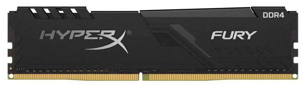 Оперативная память HyperX Fury 16 ГБ DDR4 DIMM CL16 (HX432C16FB3/16)