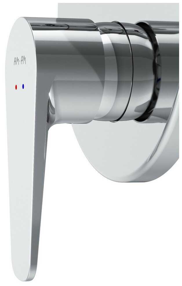 Смеситель для ванны AM.PM Inspire F5085000 + скрытая часть, рычажный фотография 10