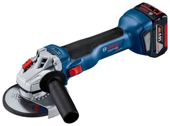 Аккумуляторная УШМ BOSCH GWS 18V-10 (5.0Ач х2, 125 мм)