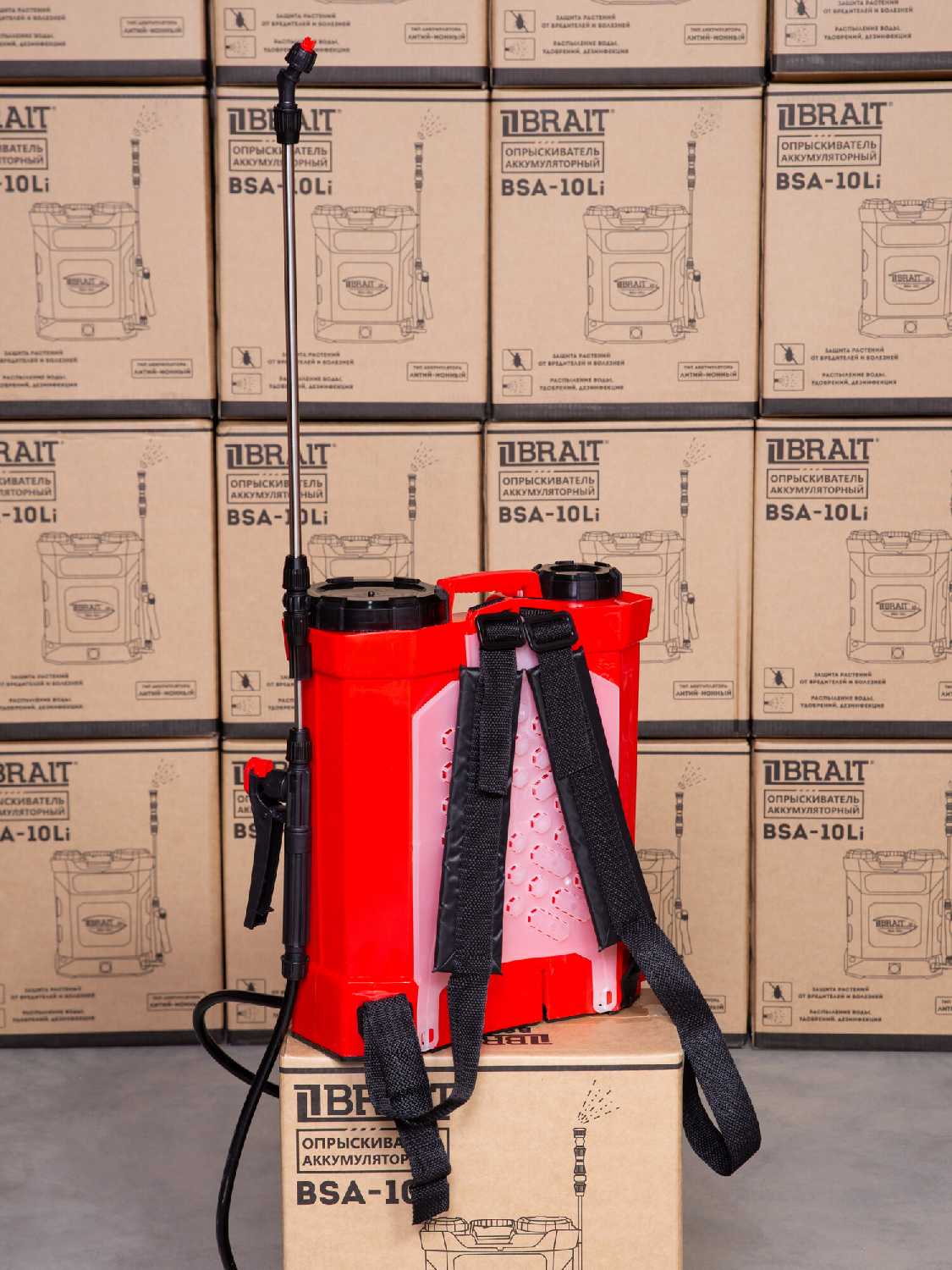Опрыскиватели BRAIT BSA-10Li [10 л, 12 В, 3.6 л/мин, 1.5-4 бар] фотография 3