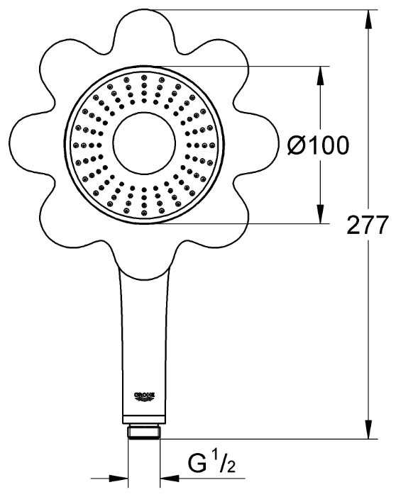 Лейка для душа Grohe Rainshower Icon 100 фотография 12