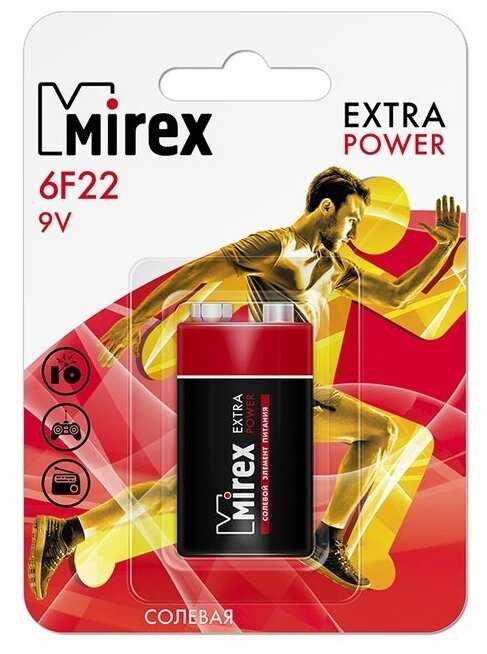 Батарейки Mirex 6F22 фотография 2