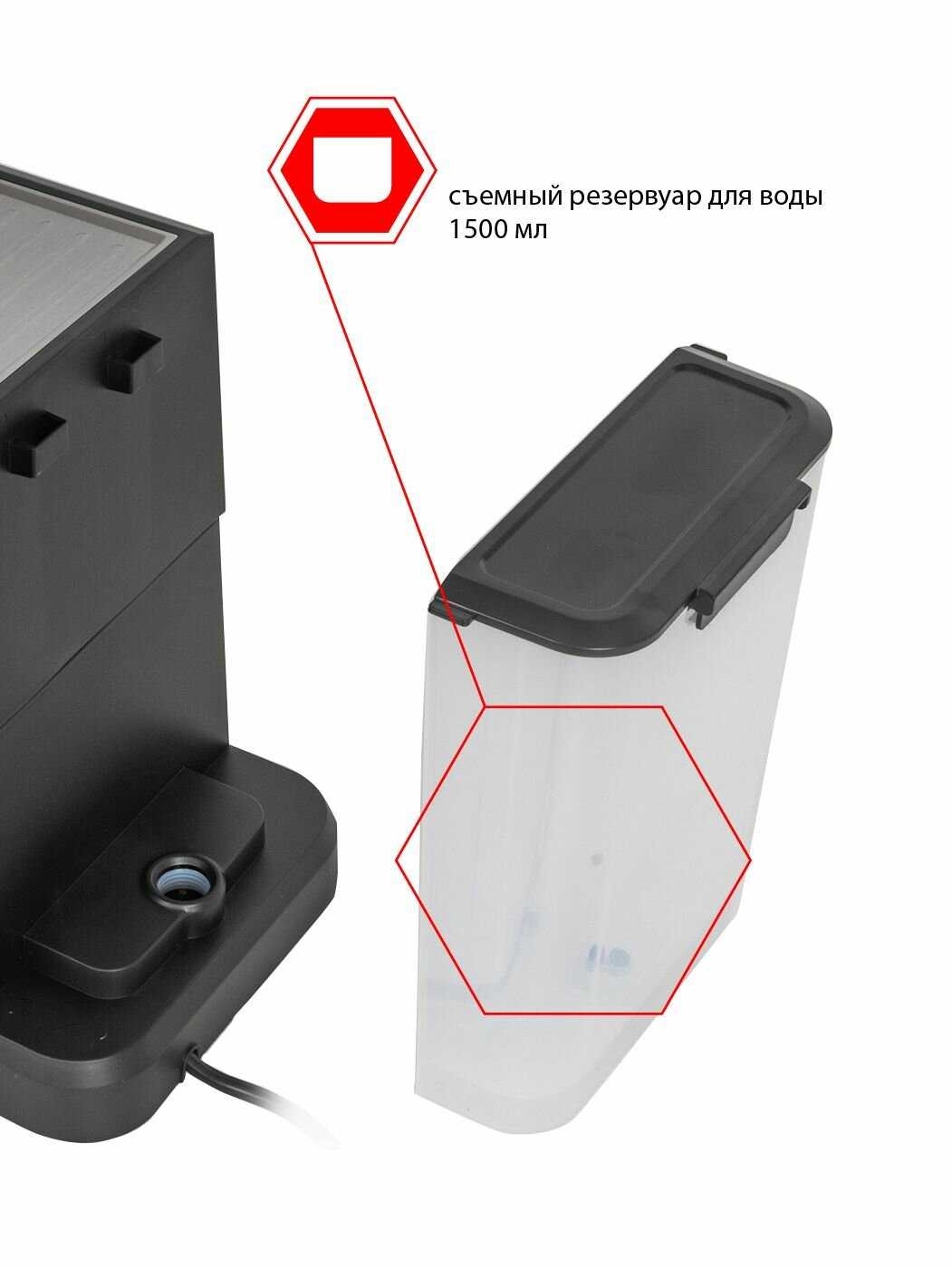 Кофеварка рожковая JVC Кофеварка рожковая JVC (20 Бар) фотография 5