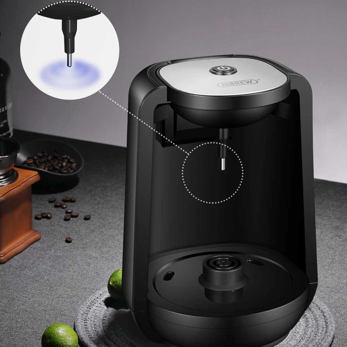 Автоматическая турецкая кофемашина HiBREW H9 фотография 2