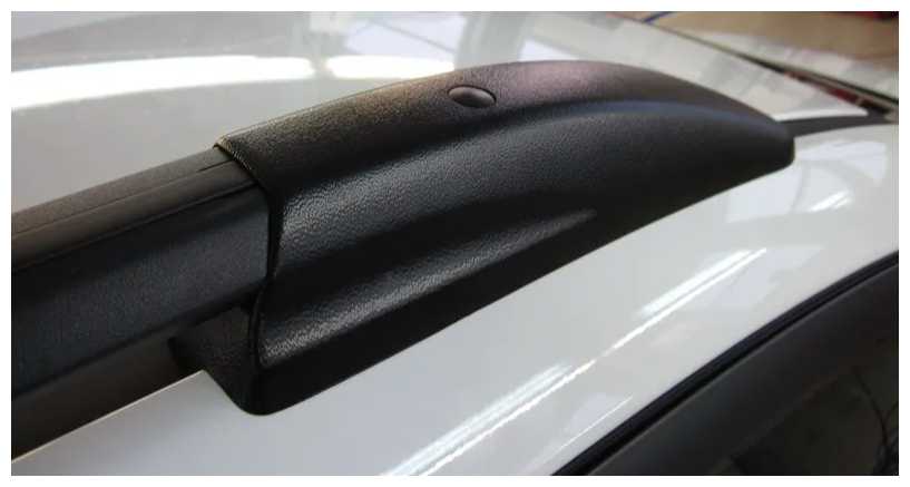 Рейлинги для Hyundai Solaris хэтчбек 2011-2017 черные фотография 7