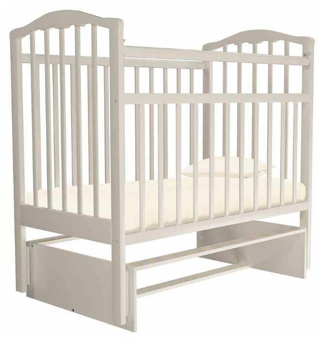 Кроватка Агат Золушка-3, качалка, поперечный маятник фотография 4