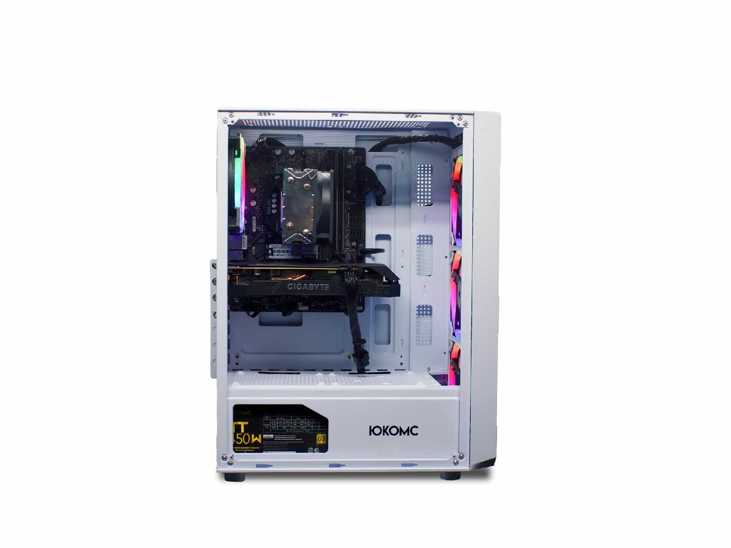 Игровой компьютер юкомс i3 14100F, RX 5700 XT 8GB, SSD 2TB, 32GB DDR4, БП TT500 500W фотография 13