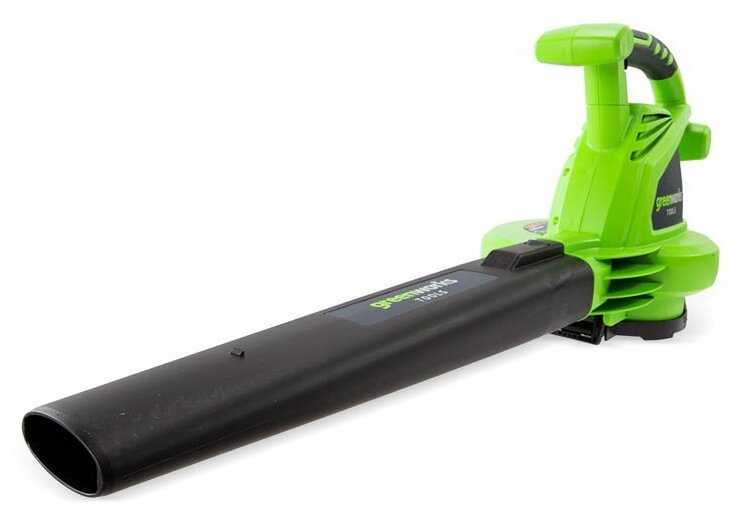 Электрическая воздуходувка Greenworks GBV2800 фотография 1
