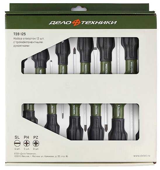Набор инструментов Дело Техники 728125, 12 предм. фотография 1