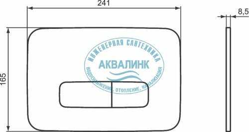 Кнопка смыва Ideal Standard Oleas M3 фотография 7
