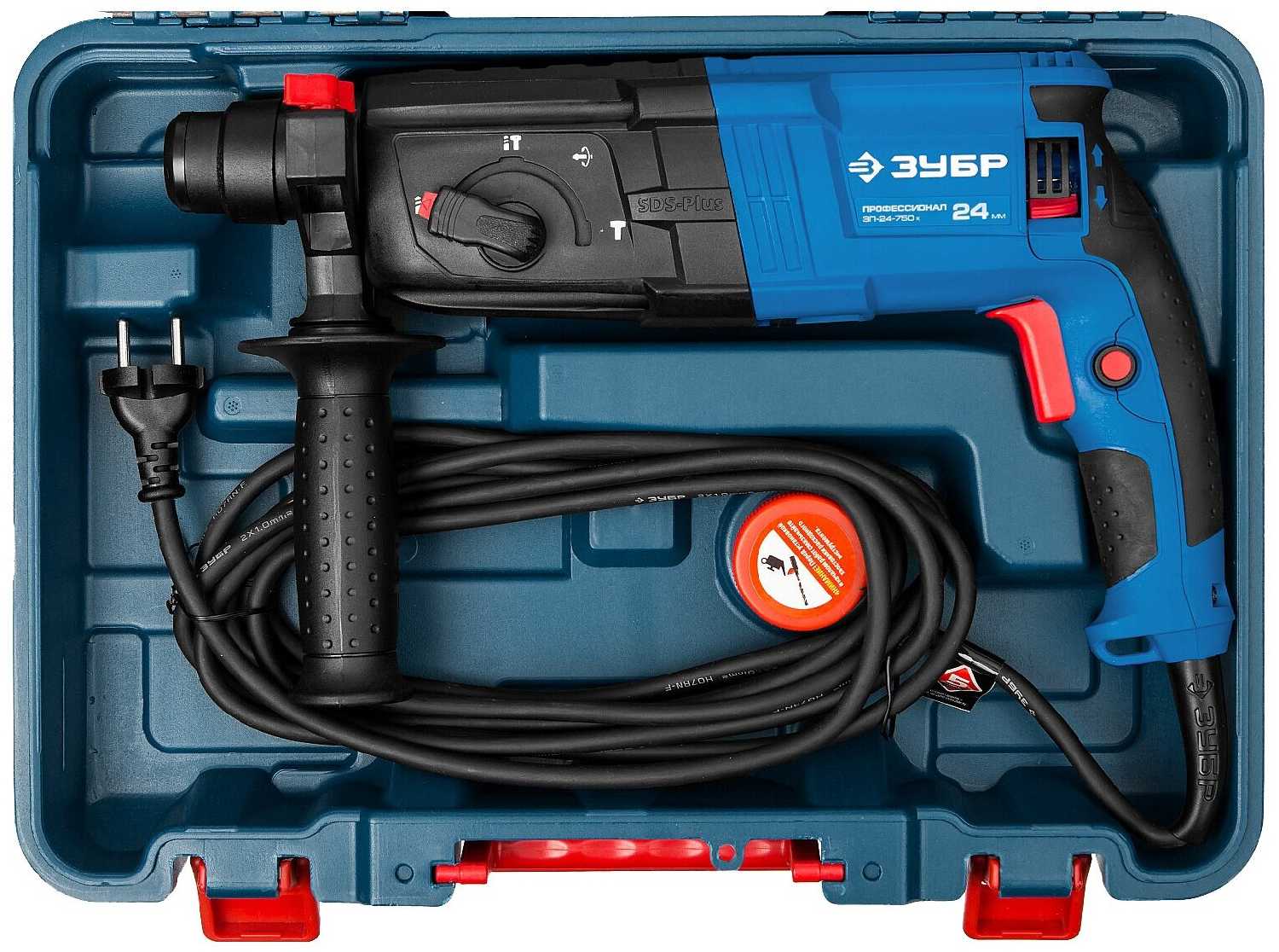 Перфоратор ЗУБР ЗП-24-750 К, 750 Вт фотография 6