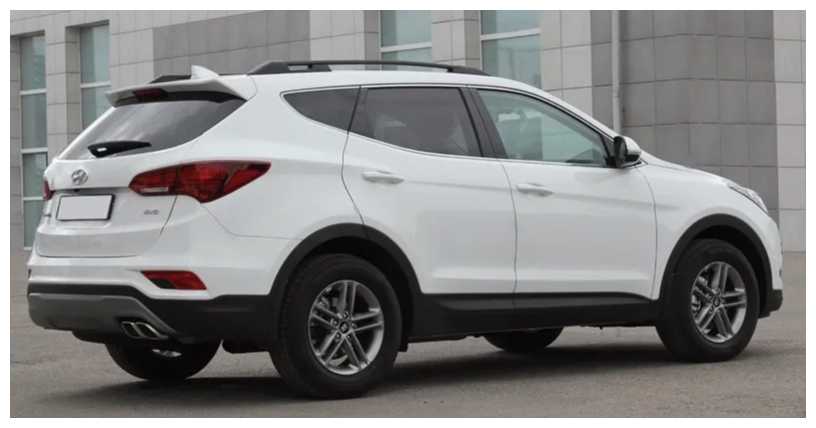 Рейлинги для Hyundai SantaFe III 2012-2018 черные фотография 1