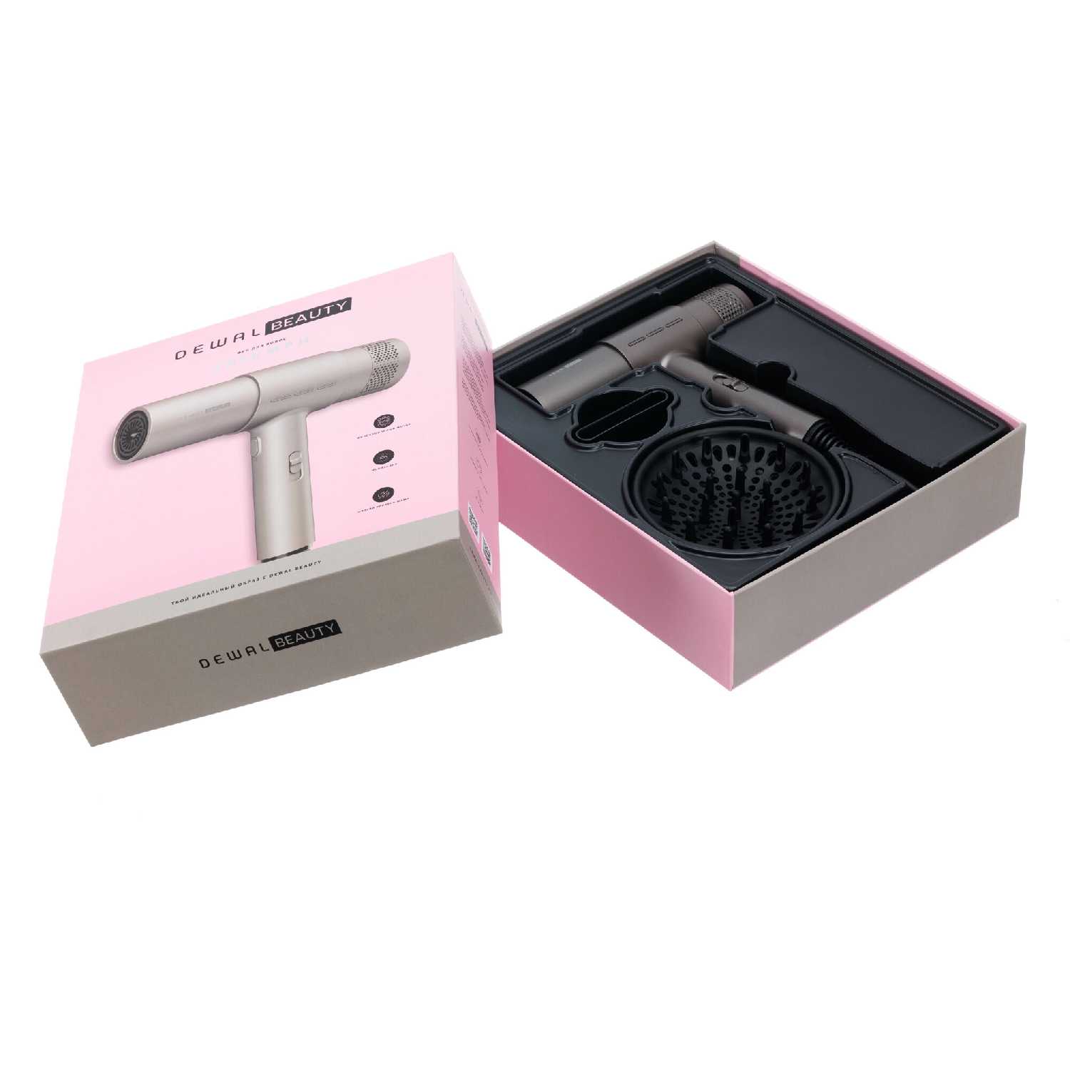 Фен DEWAL BEAUTY Triumph, 1800-2000 Вт, бесщеточный мотор фотография 13